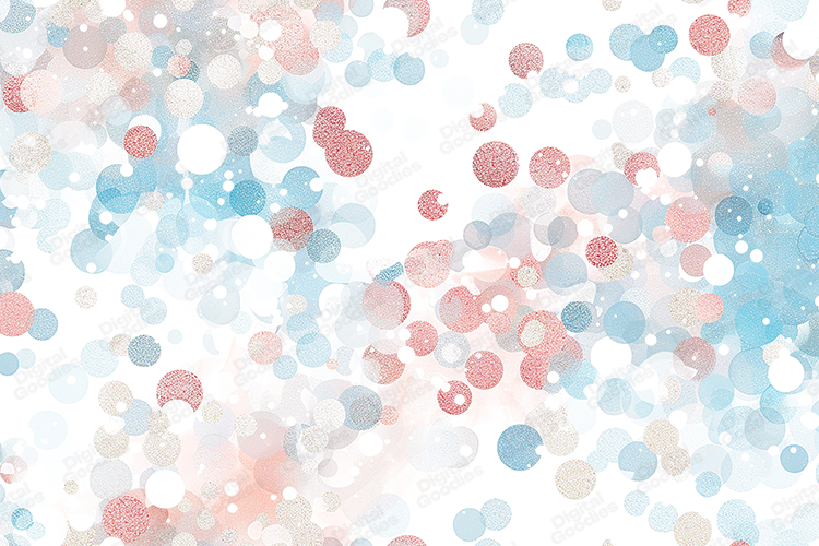 Soft Pastel Confetti Bokeh Background Abstract Circles