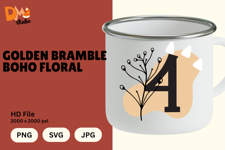 Floral Letter Svg Image 8