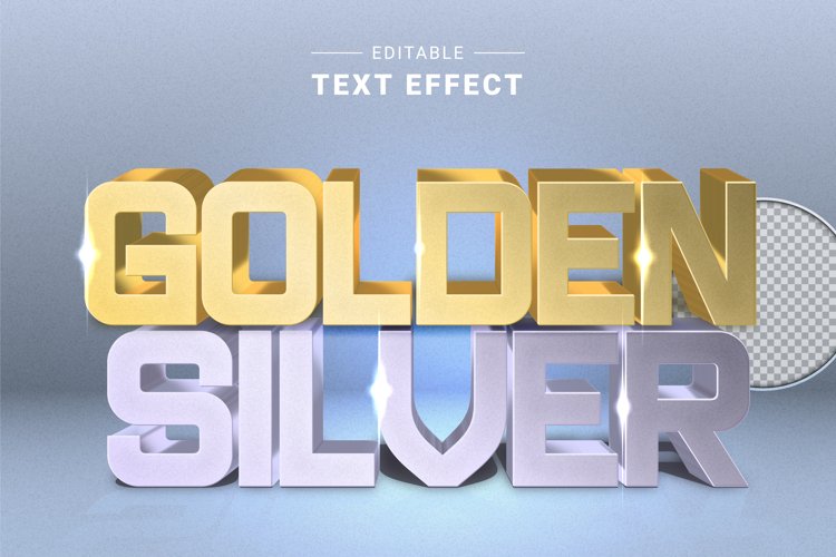 Editable Text Effect for Illustrator. Vector Graphic styles example image 1