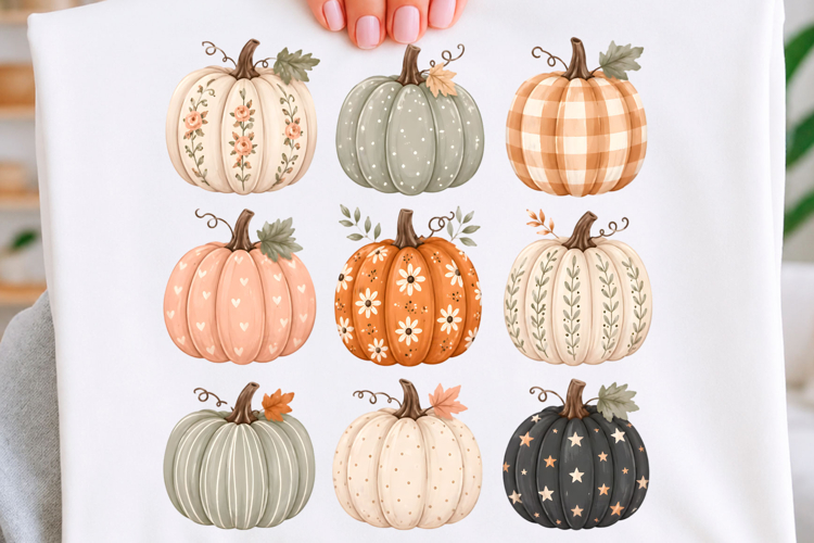 Pumpkin Dot Art Image 9