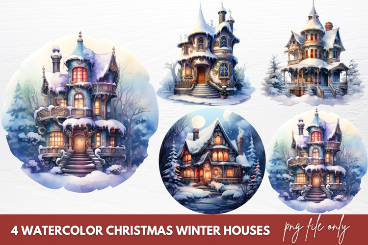 Winter Watercolor Clipart Image 17