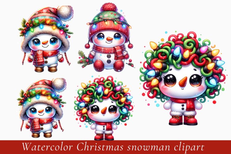 Christmas Watercolor Png Image 7