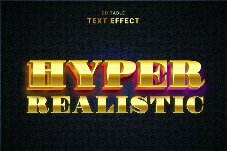 Editable Text Effect for Illustrator. Vector Graphic styles