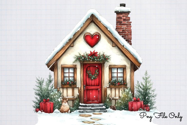 Farmhouse Clipart Image 2