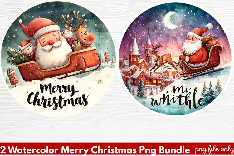 Christmas Watercolor Clipart Image 12