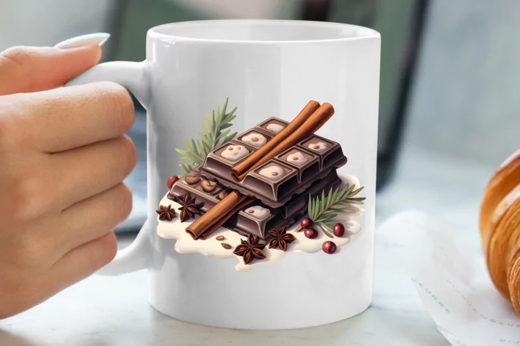 Christmas Dessert Clipart Sublimation, Christmas Dessert