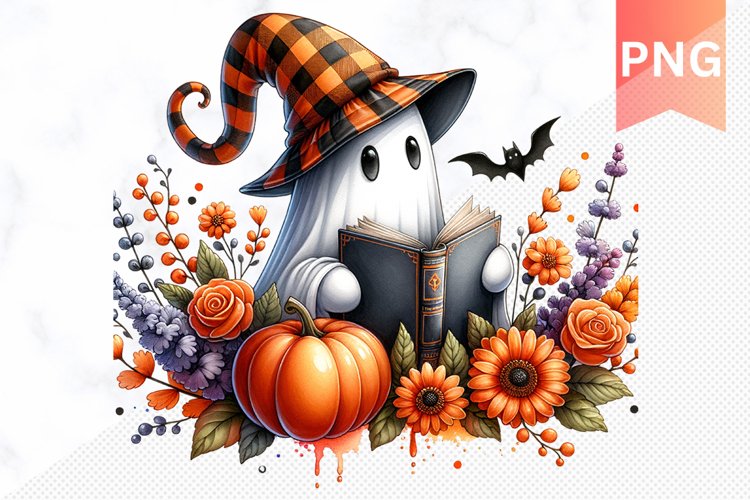 Halloween Ghost Sublimation - Halloween Clipart PNG Design