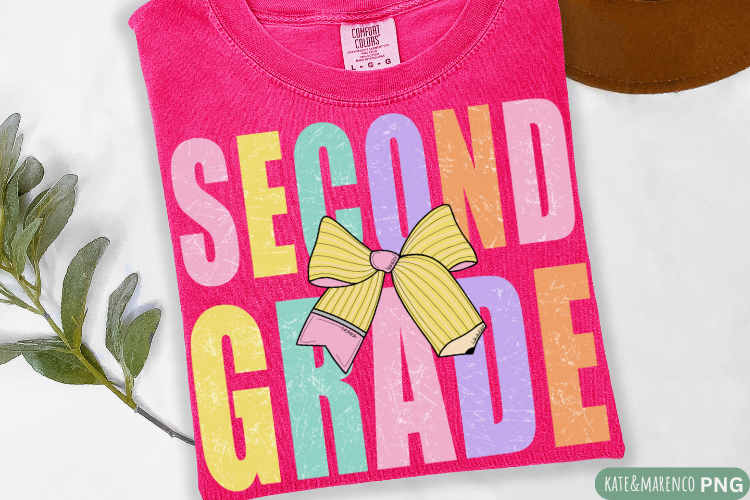 Second Grade PNG | Back To School PNG | 2nd Grade Teacher