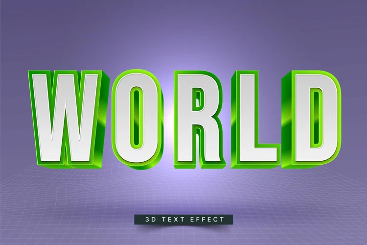 Editable Text Effect for Illustrator. Vector Graphic styles
