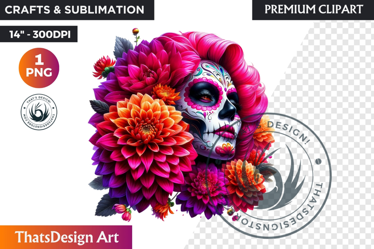 Sugar Skull Clipart Image 11