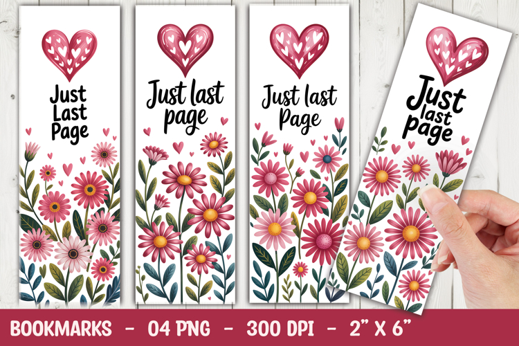 Just One More Page Bookmark Sublimation