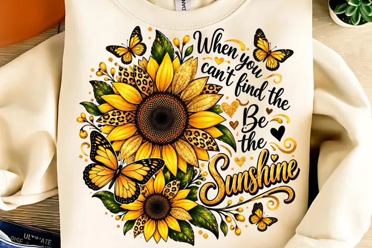 Sunshine PNG, Motivation Sublimation, Inspirational PNG