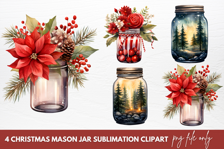 Mason Jar Clipart Image 15