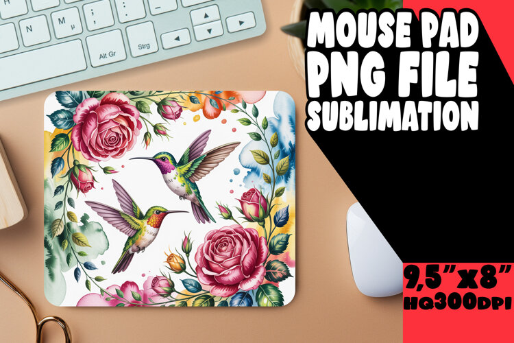 Cheerful DESK MAT Inspirational Magic, Birds example image 1