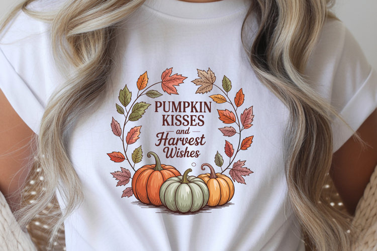Pumpkin Kisses And Harvest Wishes example image 1