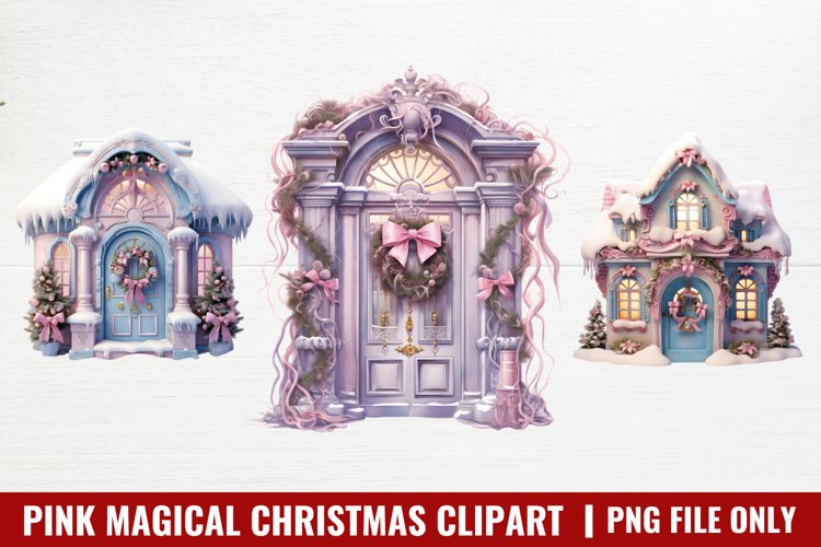 Pink Magical Christmas Sublimation