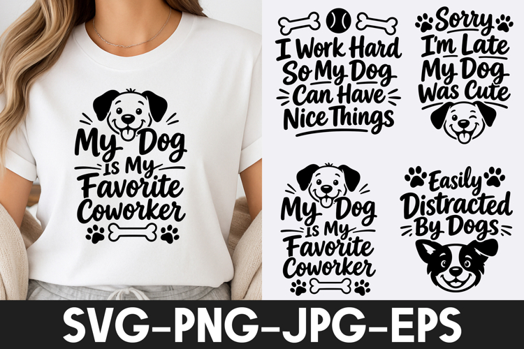 Funny Dog Lover Quotes T Shirt Design SVG PNG