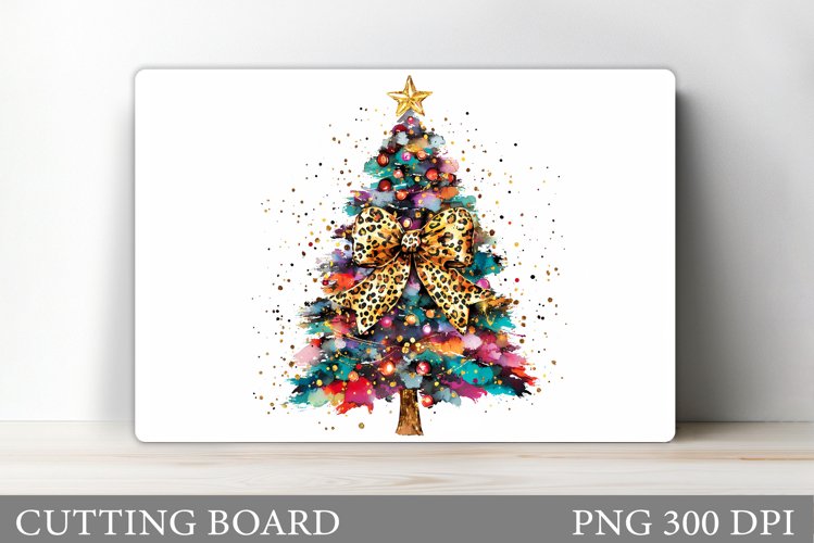 Christmas Tree Cutting Board. Christmas Tree Sublimation