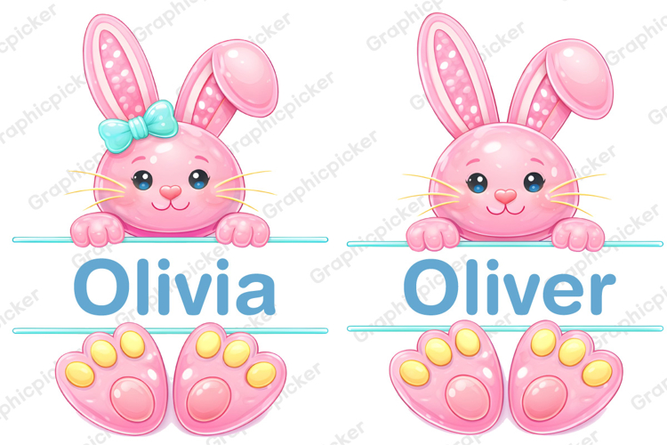 Cute Bunny Clipart Image 3