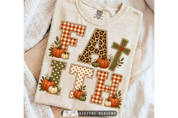 Faith PNG | Preppy Fall Autumn Boutique PNG