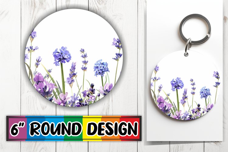 Spring Serenade - Circle Sublimate Bliss Round example image 1