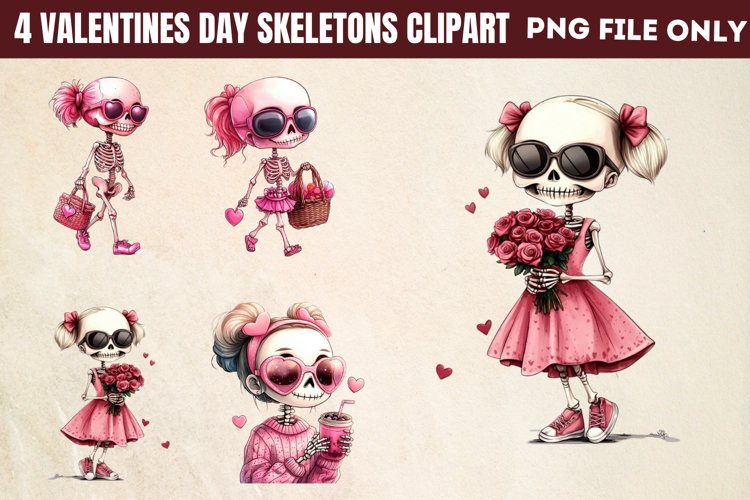 Skeletons Clipart Image 2