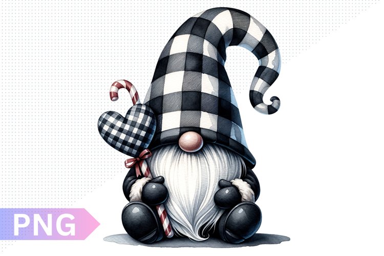 Christmas Gnome Sublimation Clipart PNG