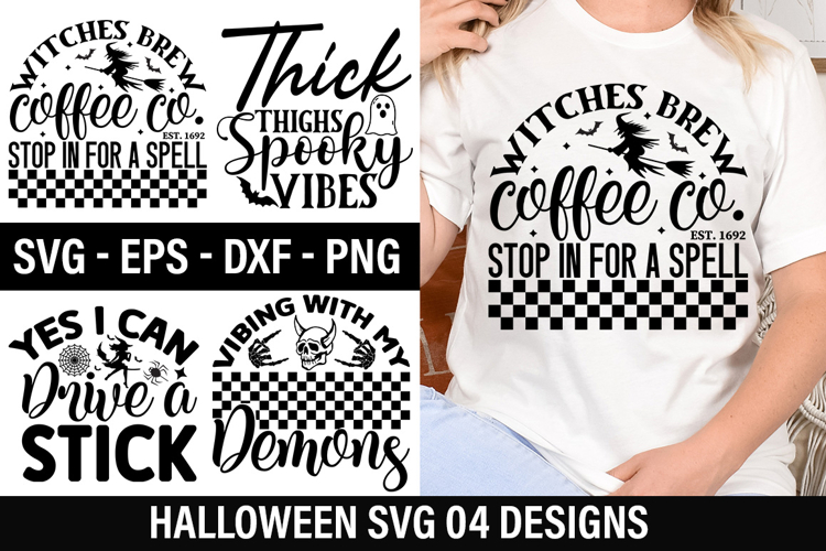 Halloween SVG Design - vibing with my demons