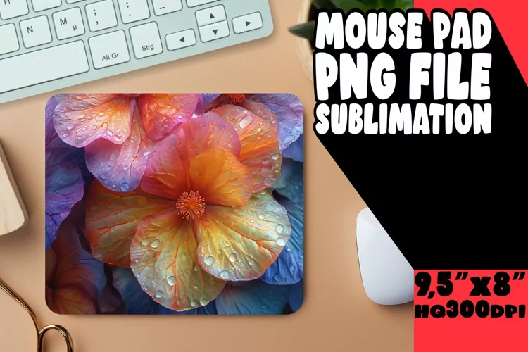 Floral Fantasy: Bloom Mouse Pad