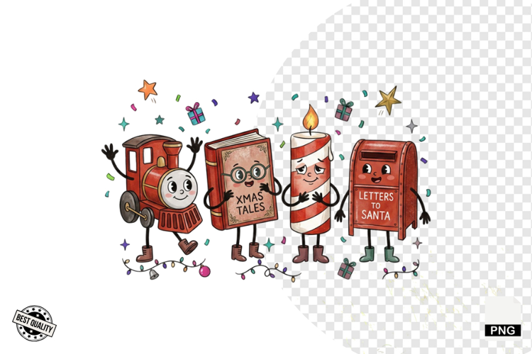 Cartoonish Christmas Clipart