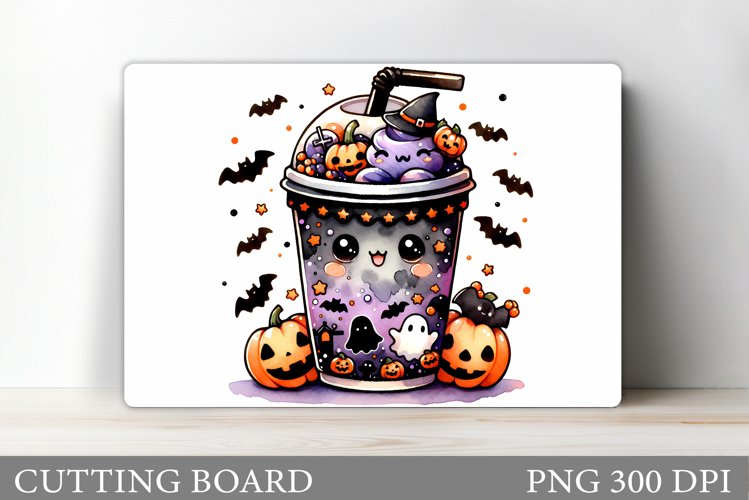 Halloween Drink Cutting Board. Halloween Cutting Board example image 1