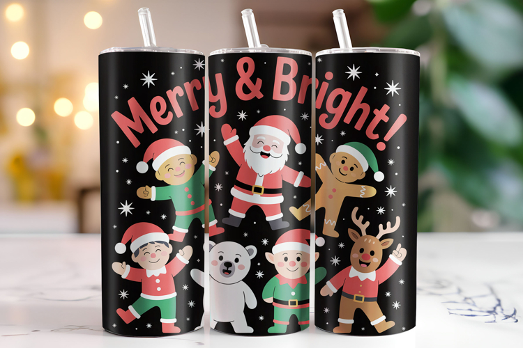 Christmas Tumbler Wrap Image 14