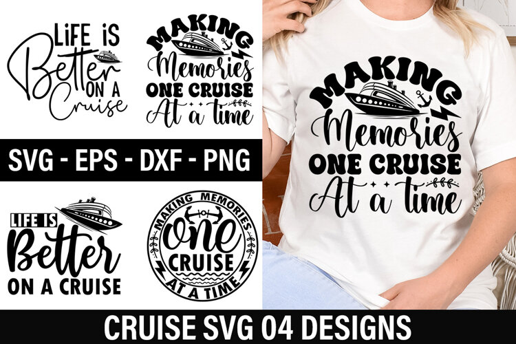 Cruise SVG Design - Making memories one cruise at a time example image 1