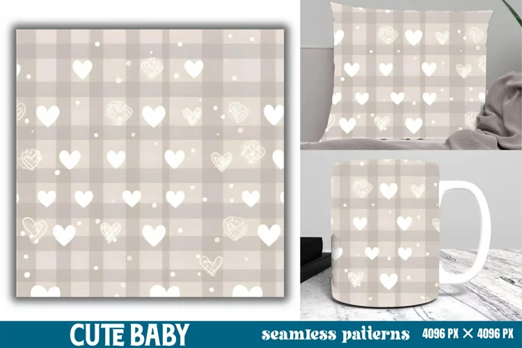 Cute Baby Pastel Digital Papers