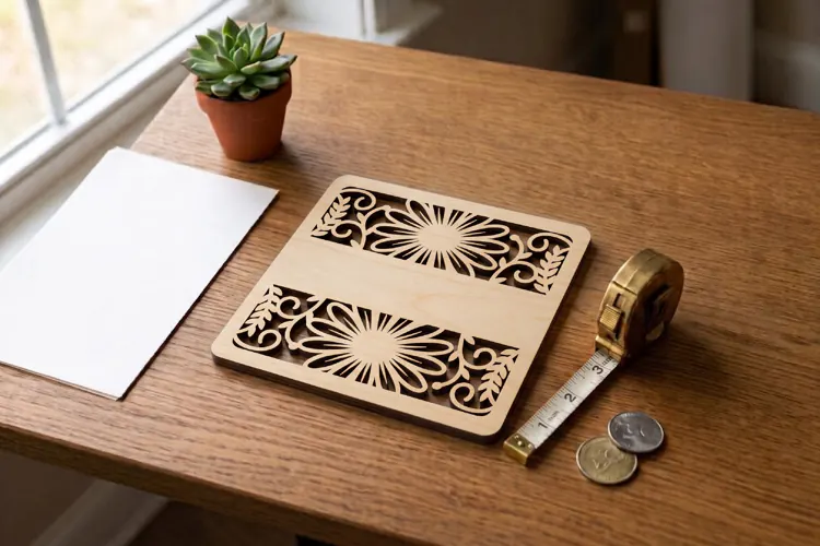 Personalized Coaster SVG | Laser Cut Split Drink Mat