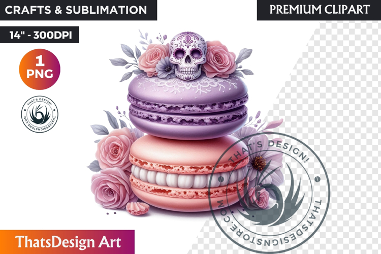 Pastel Floral Day of the Dead Clipart PNG,sugar skull design