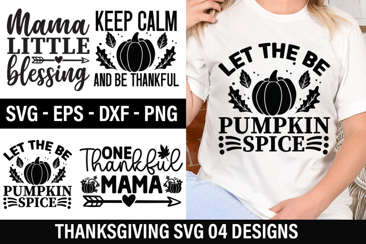 Thanksgiving SVG Design - Keep Calm and Be Thankful