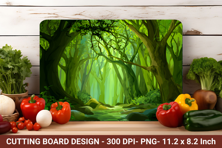 Fantasy Forest Cutting Board | Cutting Board png