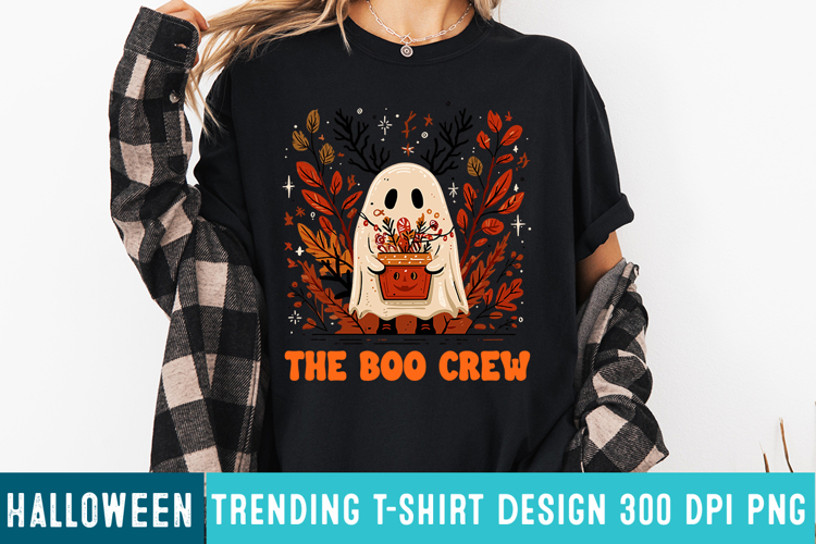 The Boo Crew Sublimation Design,Halloween sublimation png