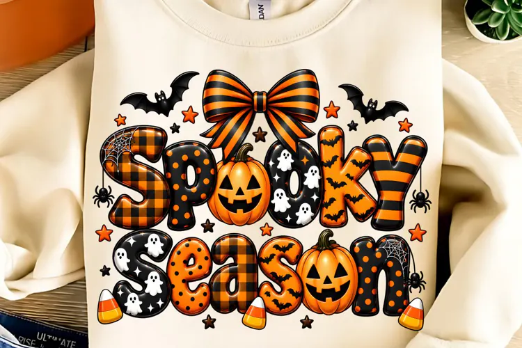 Spooky Season PNG, Halloween Sublimation, Trending Halloween