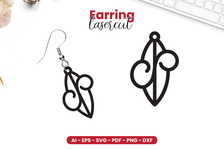 Earring LaserCut - Lasercut File