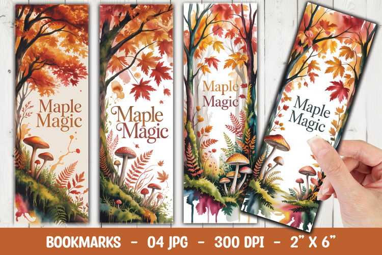 Maple Forest Bookmark Sublimation