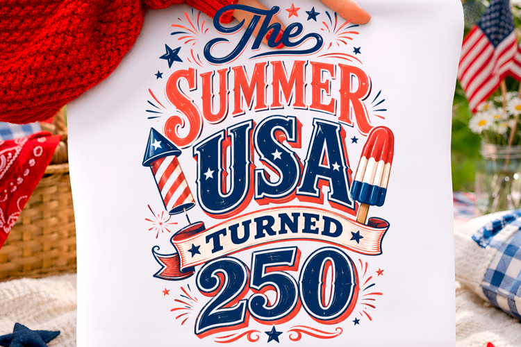 4th of July PNG t-shirt design PNG