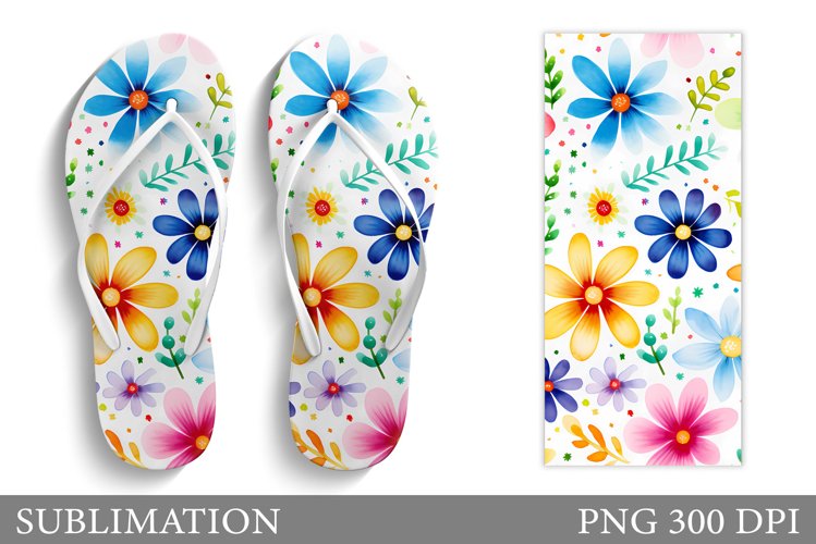 Watercolor Flowers Image 5