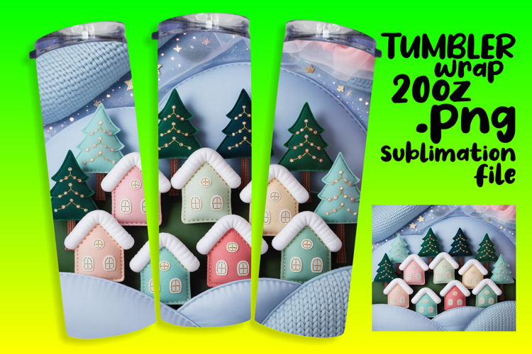 Christmas Tumbler Wrap Image 7