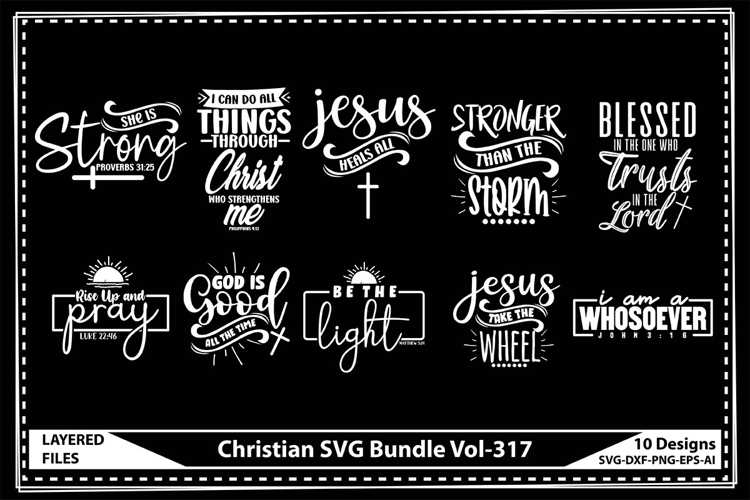 Christian SVG Bundle, Religious Svg, Jesus God Svg