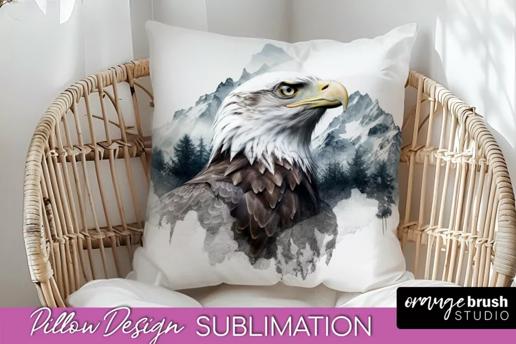 Wild Animals Pillow Cover - Mountain Pillow Sublimation
