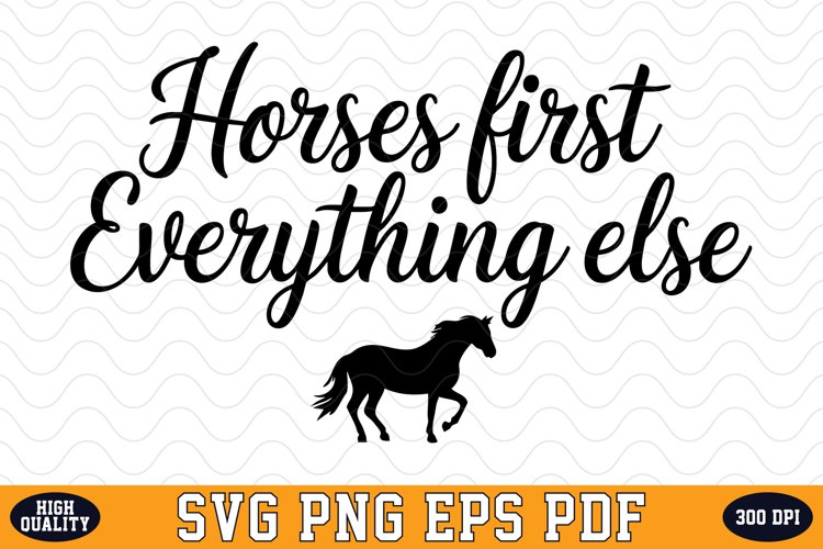 Horses Silhouette Image 20