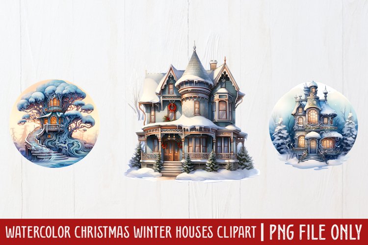 Winter Watercolor Clipart Image 11