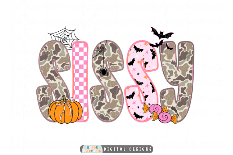 Sissy Halloween PNG | Sister Halloween PNG | Girl PNG DTF